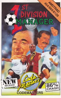 1st Division Manager (UK) (1992) box cover front